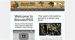Desktop Screenshot of blenderpdx.org